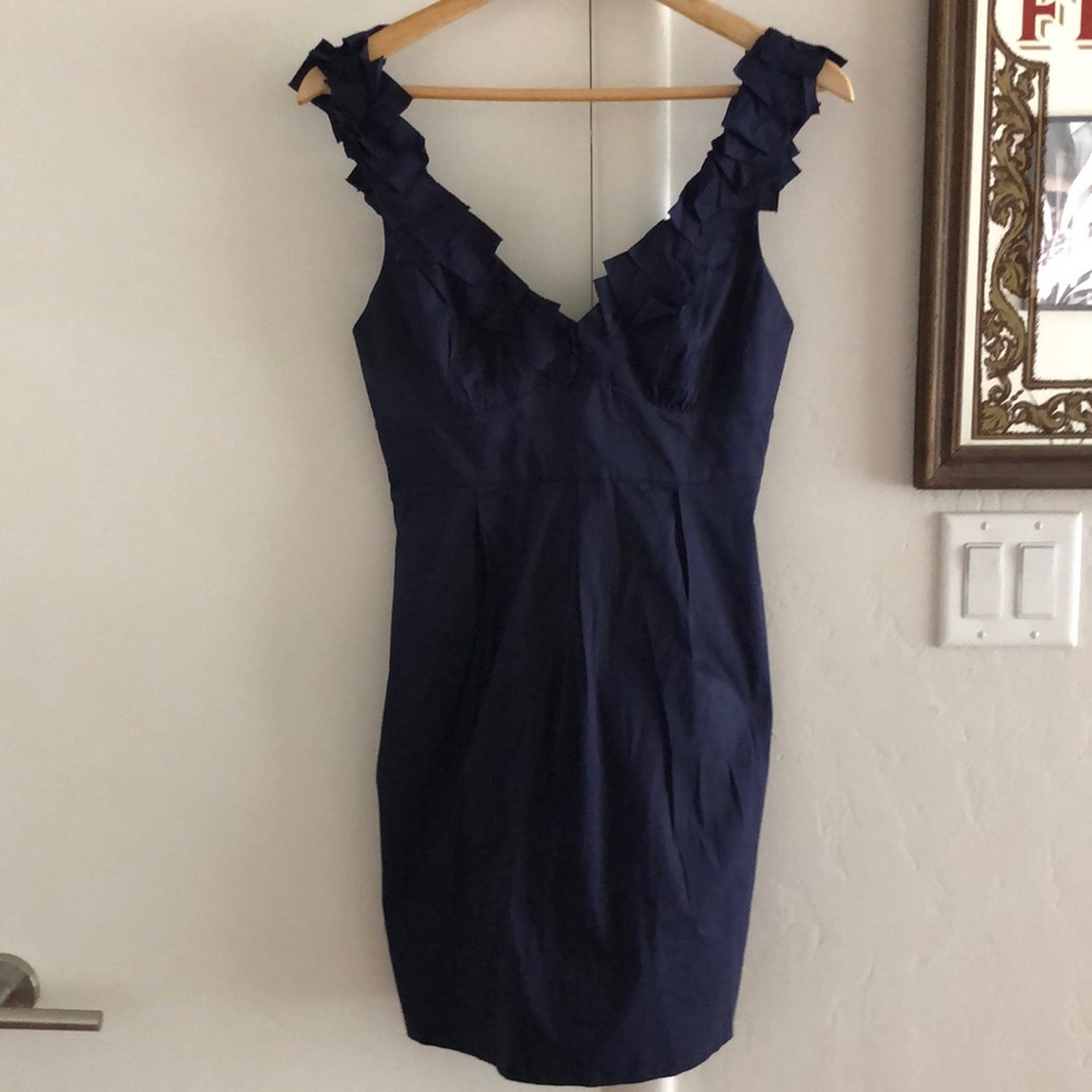 BCBG dark blue dress
